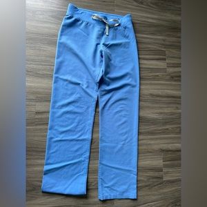 FIGS SCRUB BOTTOM- CEIL BLUE